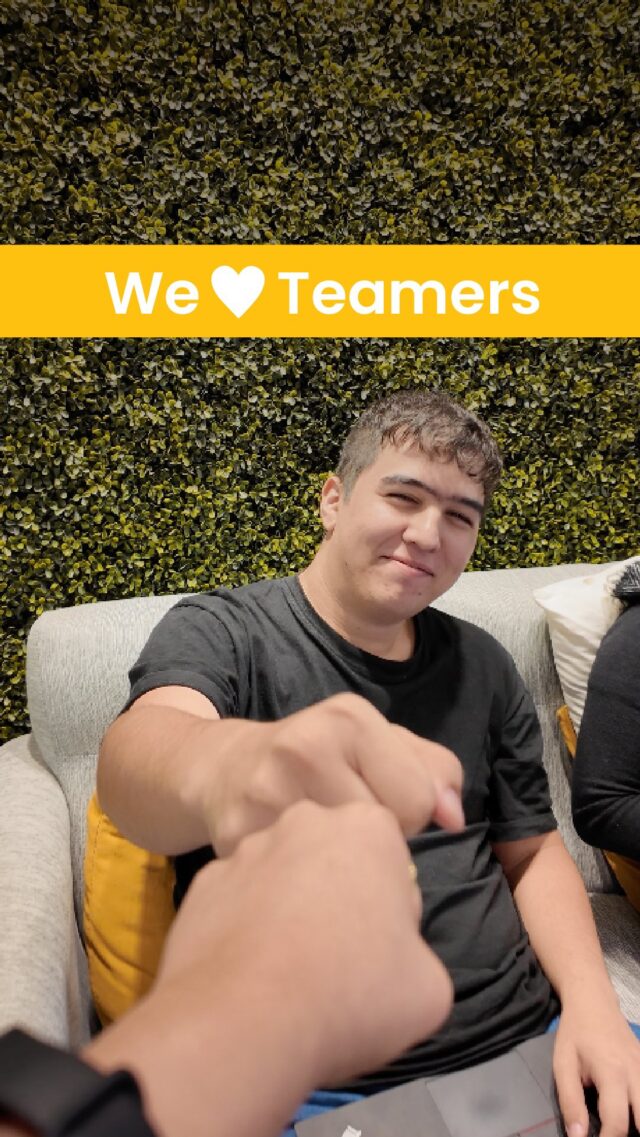 𝗪𝗲 ❤️ 𝗧𝗲𝗮𝗺𝗲𝗿𝘀!

No importa a que te dediqués, en Teamworks todos brillamos juntos. 💡

Súmate a nuestra comunidad hoy:
www.teamworkscoworking.com

#coworkingargentina #emprendedores #pyme #coworkers #pymesargentina #buenosaires #coworkingspace